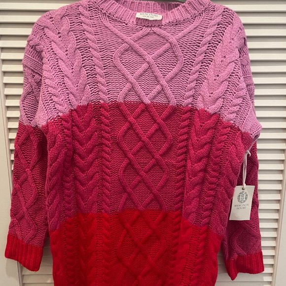 Hyacinth House (Tuckernuck) - Pink & Red Color Block Sweater Dress - NWT - Picture 3 of 5